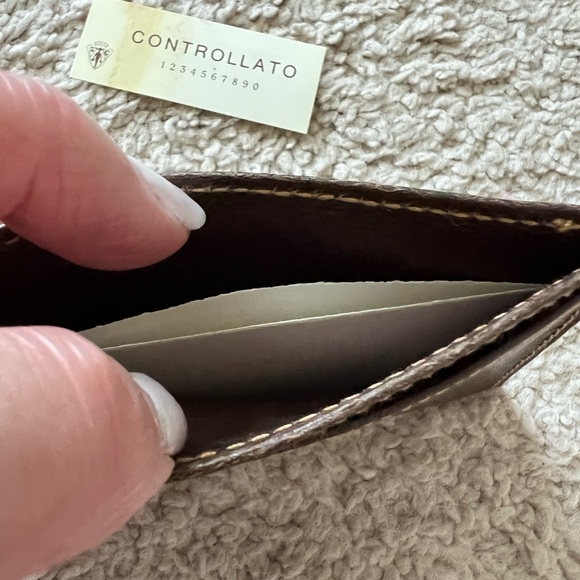 GUCCI Cardholder Brown made in Italy - Picture 9 of 15